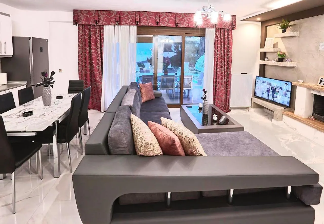 Дом отдыха Вилла Earthy Boutique Luxurious House -Marble Luxury House Палиури Греция